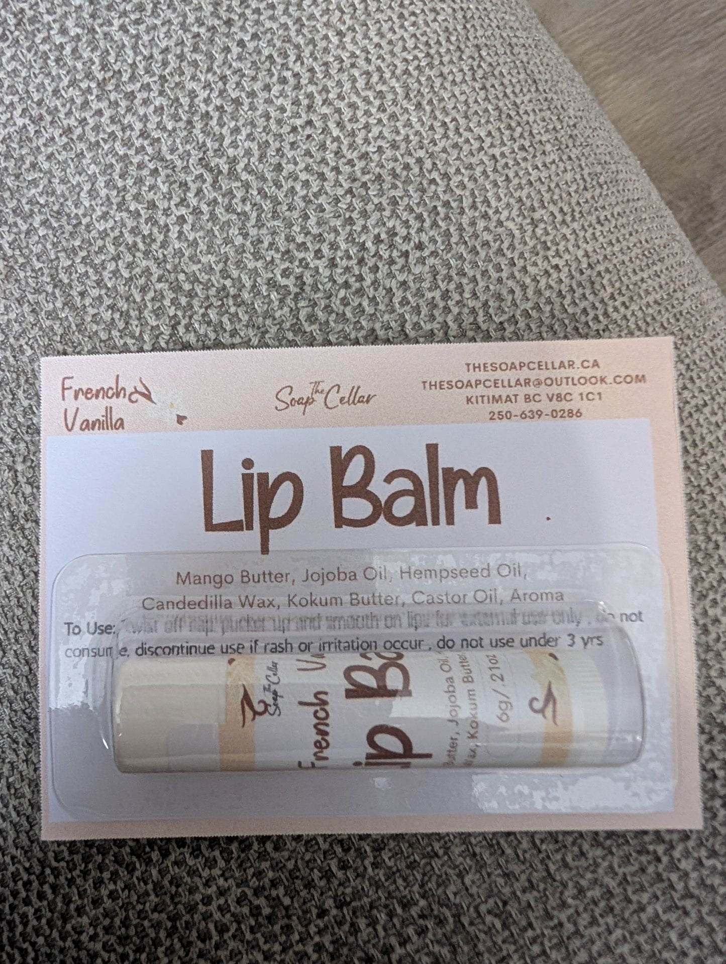 Lip Balm -French Vanilla