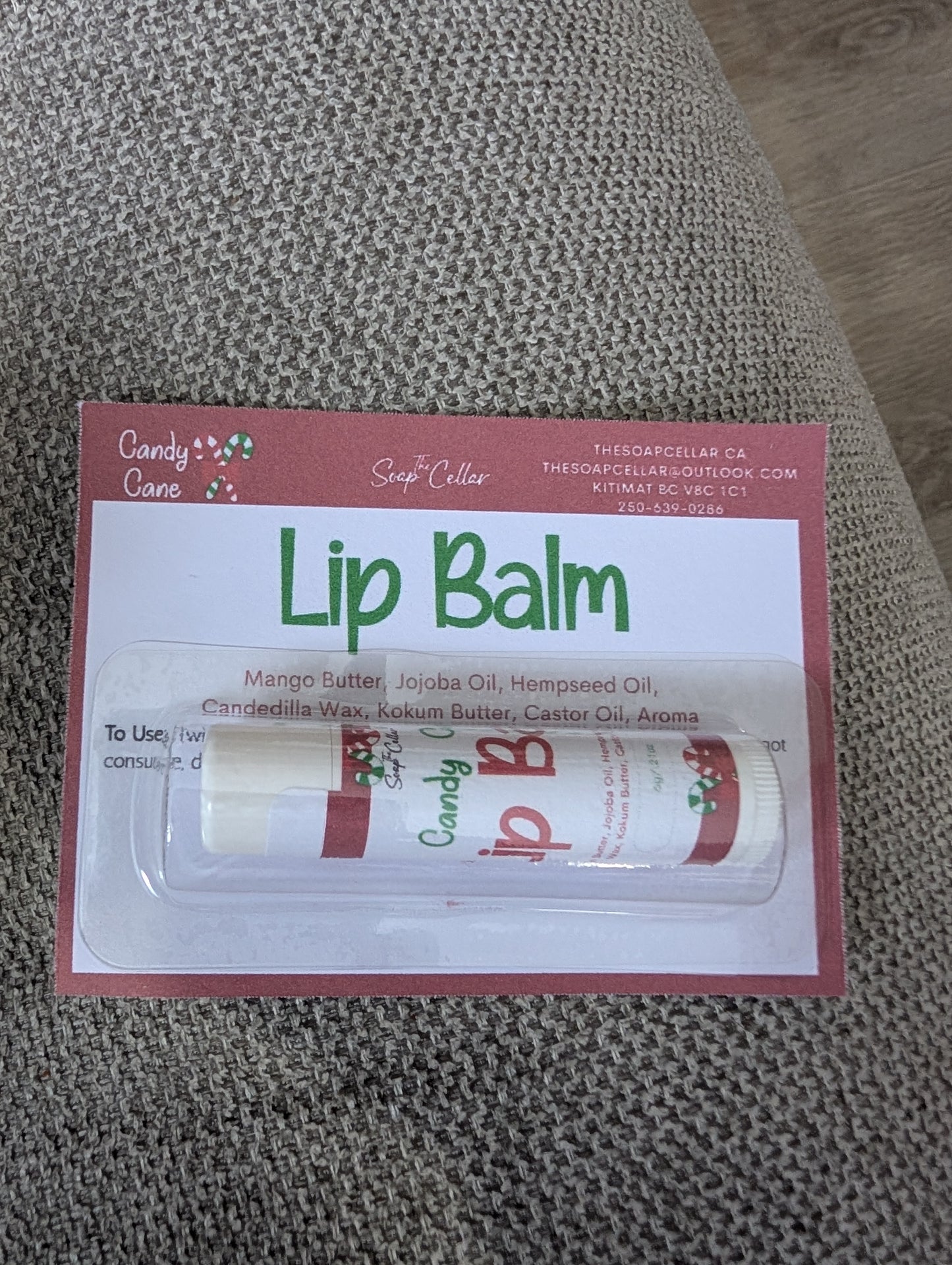 Lip Balm- Candy Cane