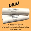 Coconut Milk & Peaches (unsweetened) - Lip Balm