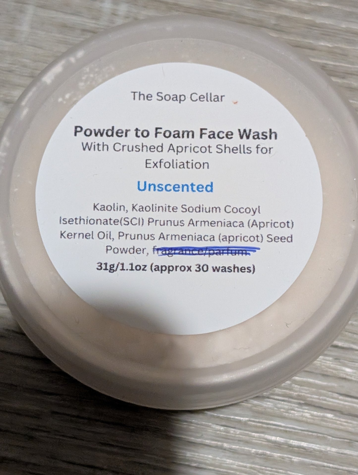 Powder to Foam Face wash